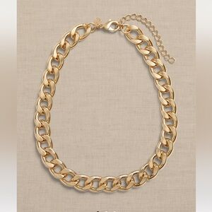 NEW- Banana Republic - THICK CURB CHAIN NECKLACE
